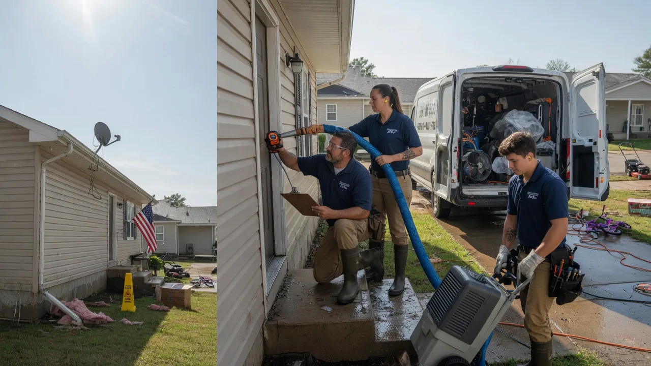 Ceiling Water Damage Restoration in Pelahatchie, MS near me